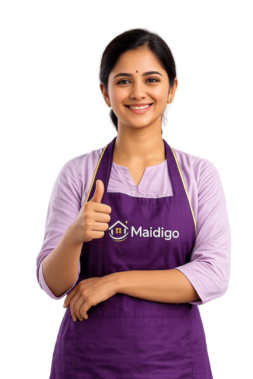 Maidigo professional giving a thumbs up